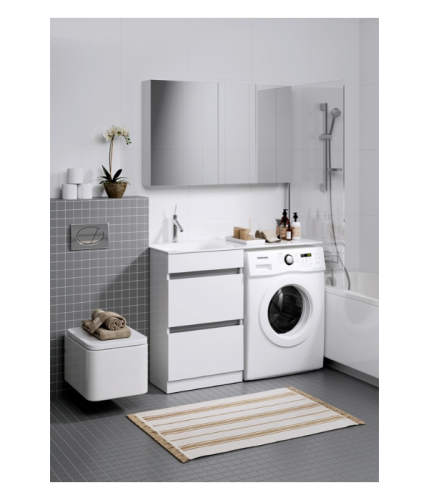 Тумба с умывальником AQWELLA Forma 115 Белый FOR01052